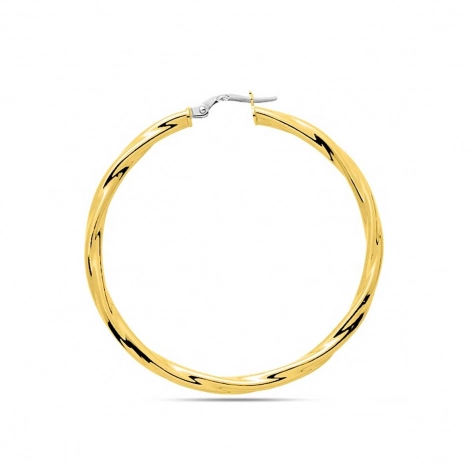 Boucles d'oreilles croles 40 mm - Fil 3 mm
