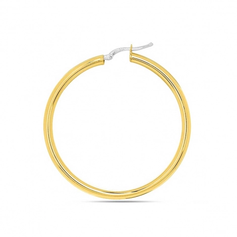 Boucles d'oreilles croles 40 mm - Fil 3 mm