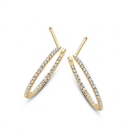 Boucles d'Oreilles Croles Diamants 