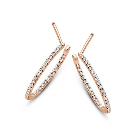 Boucles d'Oreilles Croles Diamants 
