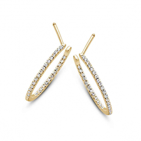 Boucles d'Oreilles Croles Diamants 