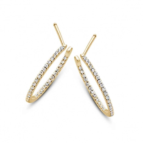 Boucles d'Oreilles Croles Diamants 