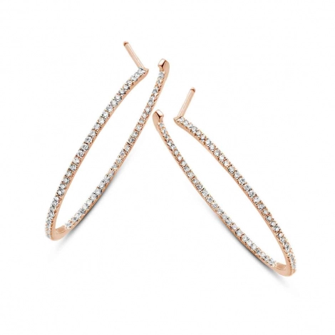Boucles d'Oreilles Croles Diamants 