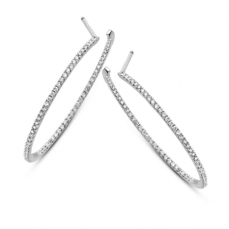 Boucles d'Oreilles Croles Diamants 