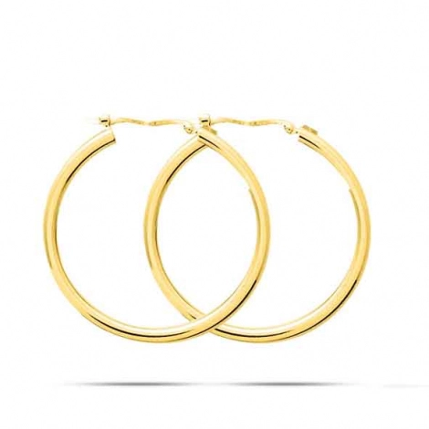 Boucles d'oreilles Croles Systme Vector 25 mm - Fil 2.3 mm