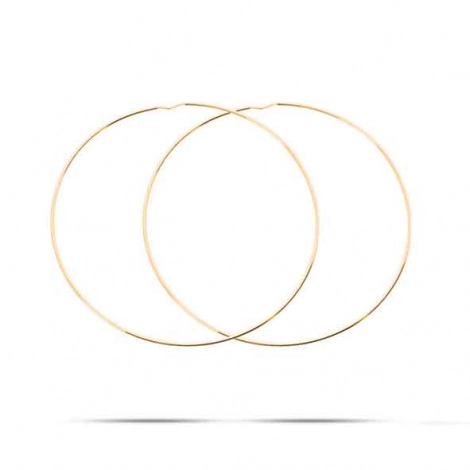 Boucles d'oreilles Croles Systme Vector 40 mm - Fil 1 mm