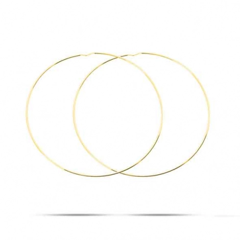 Boucles d'oreilles Croles Systme Vector 40 mm - Fil 1 mm
