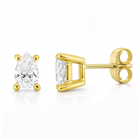 Boucles D'oreilles Vintage Rétro Années 70-80, Clips Dorés XL En Métal