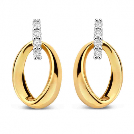 Boucles d'oreilles Diamants à combiner