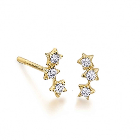 Boucles d'Oreilles Diamants 0.11 ct