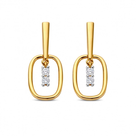 Boucles d'Oreilles Diamants
