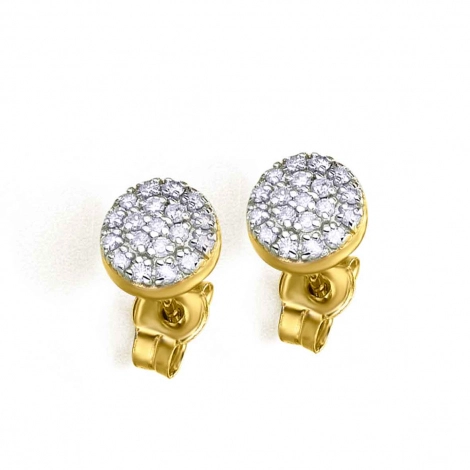 Boucles d'Oreilles Diamants 0.19 ct