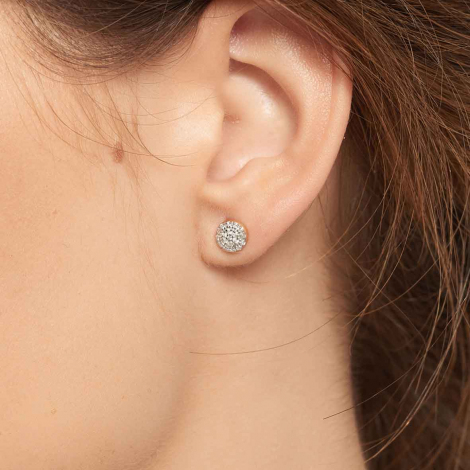 Boucles d'Oreilles Diamants 0.19 ct