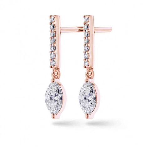 Boucles d'oreilles Diamants
