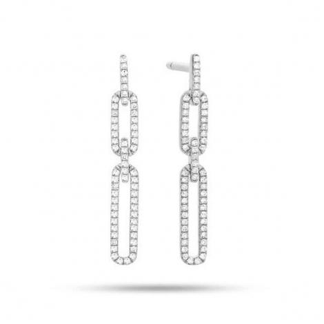 Boucles d'Oreilles Diamants 0.25 ct -Tuerai - E7786