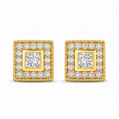 Boucles d'oreilles Diamants à combiner