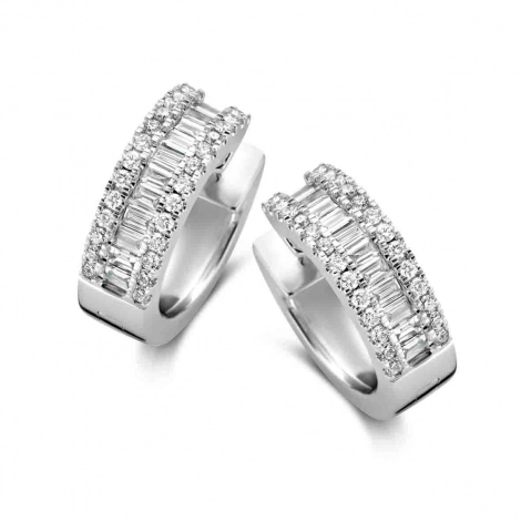 Boucles d'Oreilles Diamants