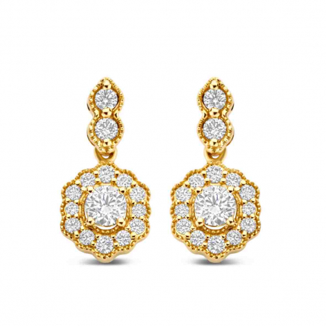 Boucles d'oreilles Diamants à combiner