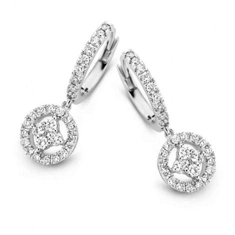 Boucles d'Oreilles Diamants