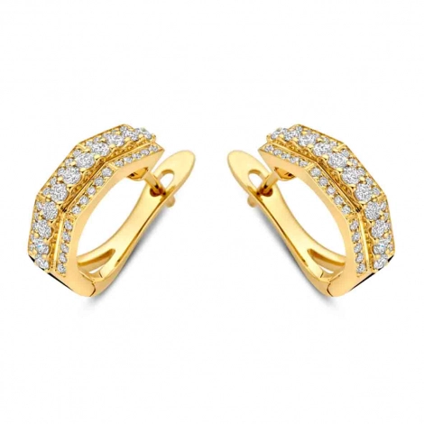 Boucles d'Oreilles Diamants