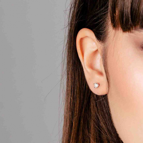 Boucles d'oreilles Diamants 0.60 ct systme Alpa