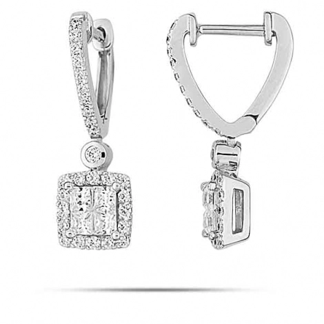 Boucles d'oreilles Diamants