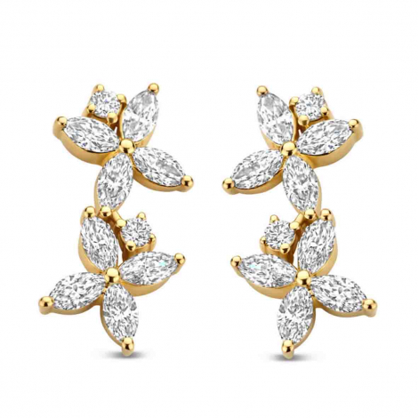 Boucles d'oreilles Diamants à combiner