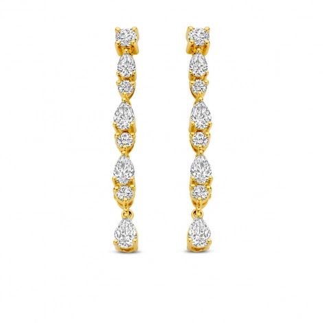Boucles d'Oreilles Diamants
