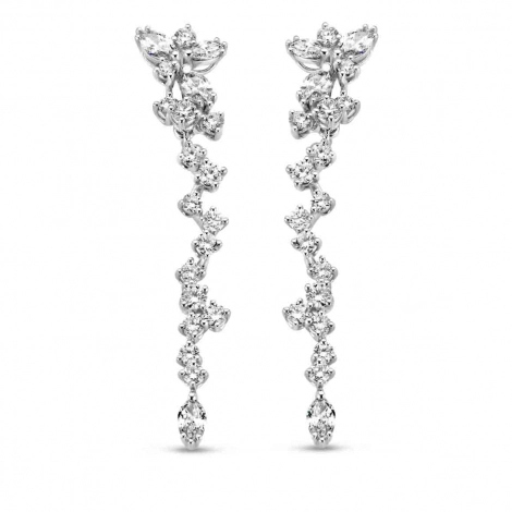 Boucles d'Oreilles Diamants