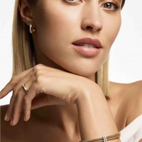 Boucles d'oreilles diamants 3 ors 