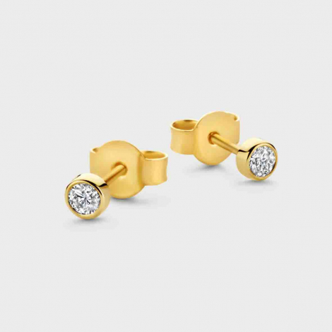 Boucles d'oreilles Diamants - Bezel Collection - Mérité