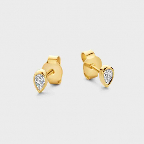 Boucles d'oreilles Diamants - Bezel Collection - Mérité