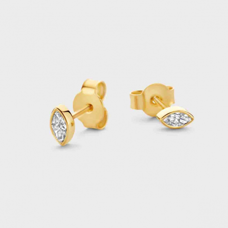 Boucles d'oreilles Diamants - Bezel Collection - Mérité