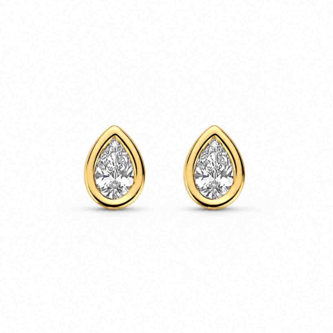 Boucles d'oreilles Diamants - Bezel Collection - Mérité à combiner