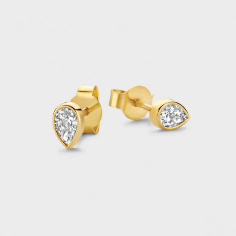 Boucles d'oreilles Diamants - Bezel Collection - Mérité
