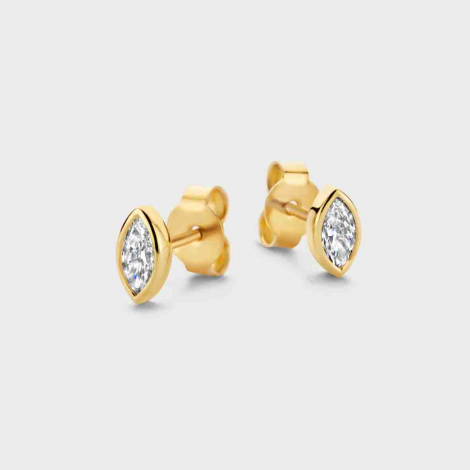 Boucles d'oreilles Diamants - Bezel Collection - Mérité