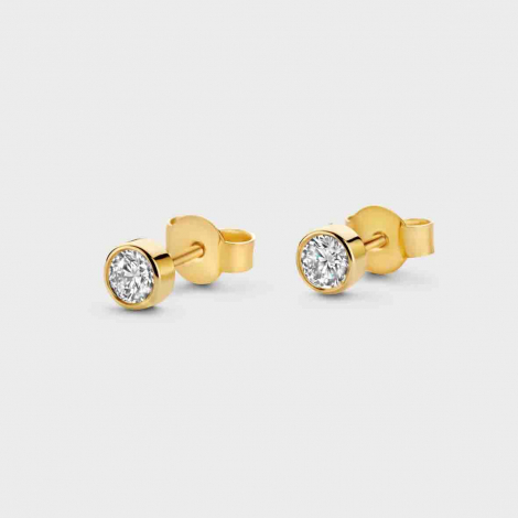 Boucles d'oreilles Diamants - Bezel Collection - Mérité