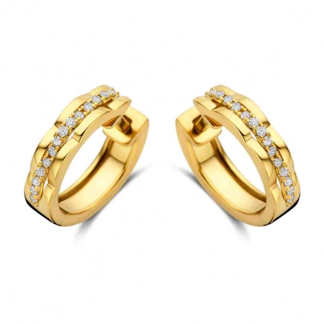 Boucles d'oreilles diamants croles