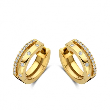 Boucles d'oreilles diamants croles