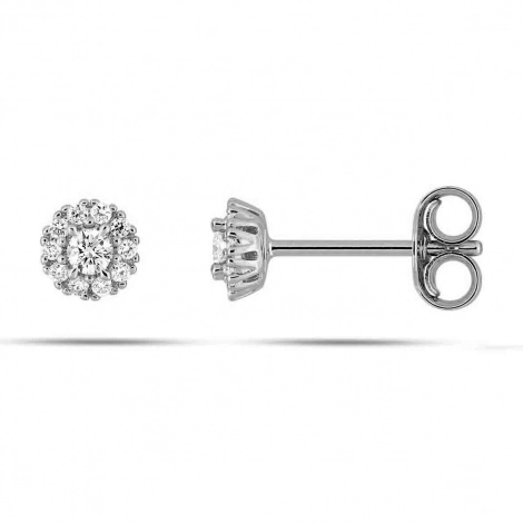 Boucles d'oreilles Diamants - Diamant de Laboratoire