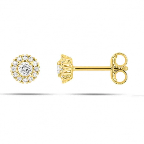 Boucles d'oreilles Diamants - Diamant de Laboratoire