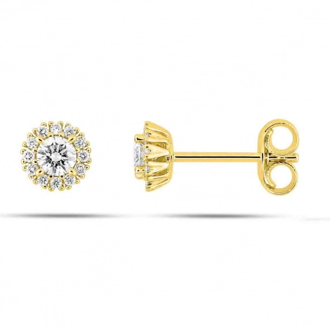 Boucles d'oreilles Diamants - Diamant de Laboratoire