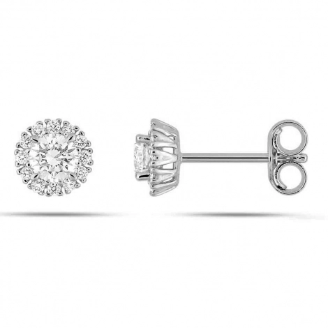 Boucles d'oreilles Diamants - Diamant de Laboratoire