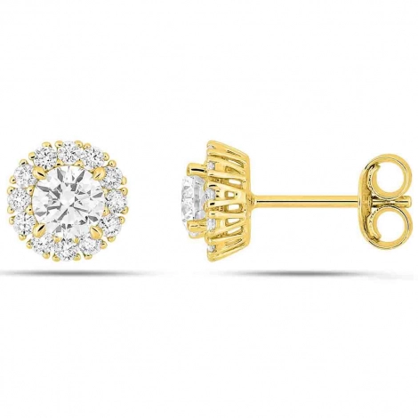 Boucles d'oreilles Diamants - Diamant de Laboratoire