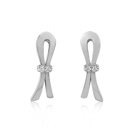 Boucles d'oreilles Diamants Emma - Gioielliamo 0.2 ct Ocella - KGOR-464R-BLANC