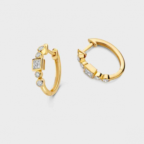 Boucles d'oreilles Diamants Mosaik Collection - Mérité