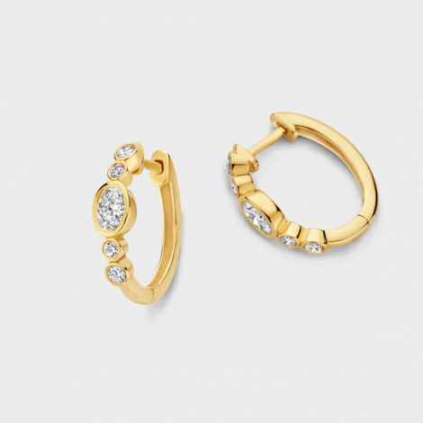 Boucles d'oreilles Diamants Mosaik Collection - Mérité