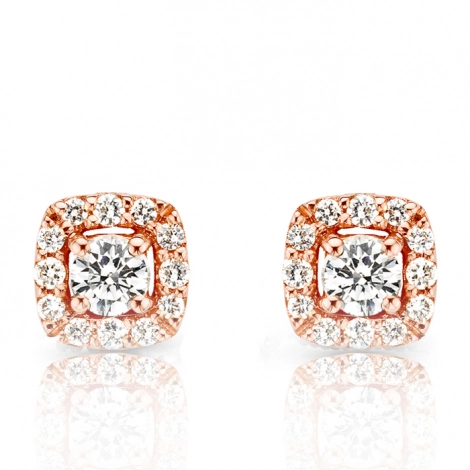Boucles d'oreilles diamants One More