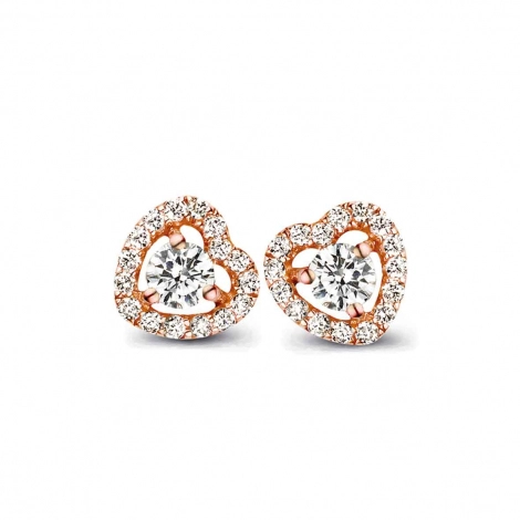 Boucles d'oreilles diamants One More