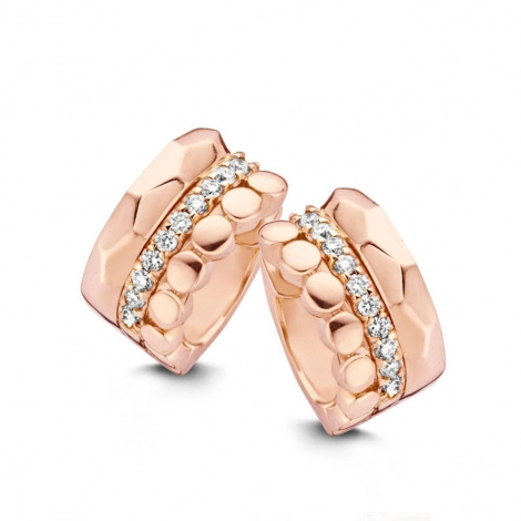 Boucles d'oreilles diamants One More